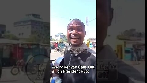 Angry Anti-government Protestor calls out on President Ruto