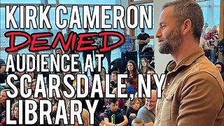 Kirk Cameron Denied Ability To Read Religious Book At Scarsdale NY Public Library! Chrissie Mayr