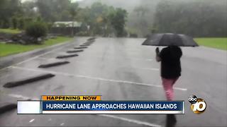 Hurricane Lane approaches Hawaiian Islands