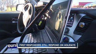 First responders still respond on the holidays