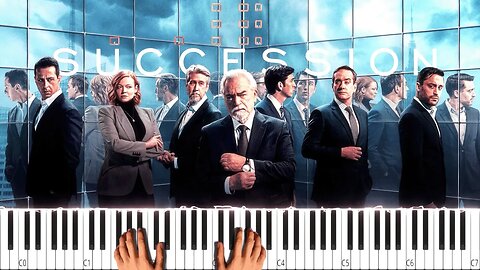 Succession Season 4 - Andante Risoluto - Mellow Piano Tutorial (Free Sheet Music + MIDI)