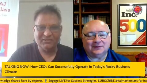 How CEOs Can Successfully Operate in Today's Rocky Business Climate | George Kriza