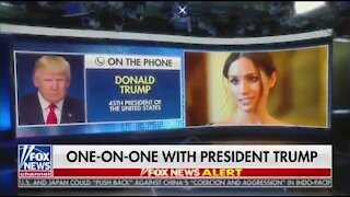 Trump’s Hilarious Reaction To Meghan Markle Possibly Running for President