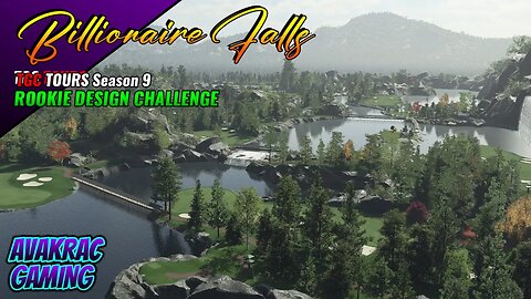 PGA TOUR 2K23 - Billionaire Falls (Rookie Design Challenge Season 9)
