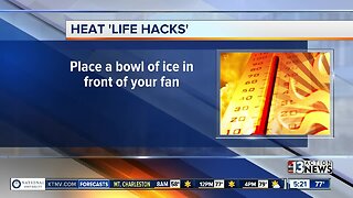 Heat Life Hack -- Bowl with ice