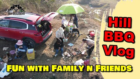 AliShanMao Vlog - Family BBQ Day on Paragliding Practice Hill