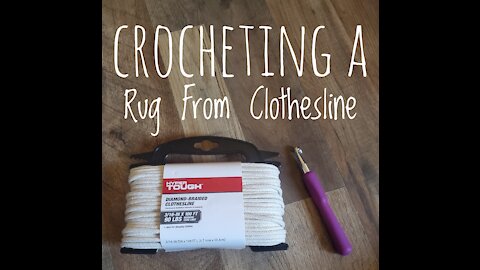 Crocheting a Rug from Clothesline!