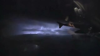 Tony Sutton - Thunderstorm Tyrrhenian Sea, British Airways Airbus A321 2009 (Denoised | 4k | 60fps)