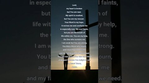 Minute Prayer. Prayer for the Broken-Hearted #shorts #shortsprayer #shortsprayers