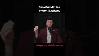 Growing on social media works like a pyramid scheme