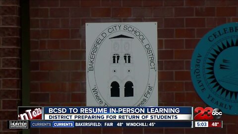BCSD to resume in-person learning: the district preparing for return of students
