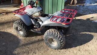 $100 Polaris Trailboss 350 4x4 2-Stroke First Start!