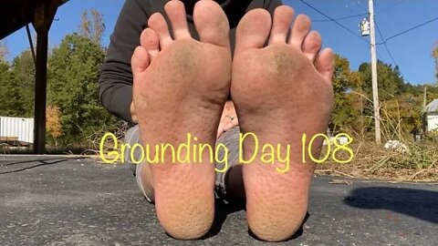 Grounding Day 108 - 10 minutes standing on the nayoya mat