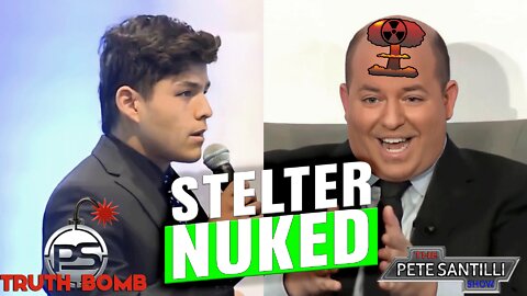 CNN Puppet Brian Stelter NUKED By Young Student [TRUTH BOMB #033]