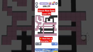 Classic Maze Game Level 279. #shorts