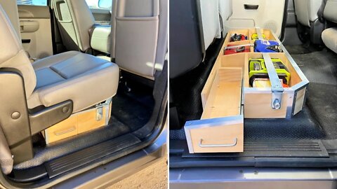 Slide-out Truck Storage Box - How to Make a Vehicle Storage System