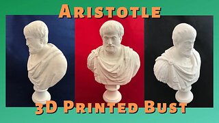 Bust of Aristotle 3D Printed