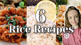 NO MORE PLAIN RICE!! | 6 EASY RICE RECIPES!