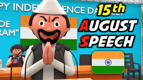 15TH AUGUST SPEECH _ Funny Comedy Video _ Desi Comedy _ Cart