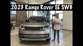 2023 Range Rover SE SWB. The best NEW luxury SUV to buy.
