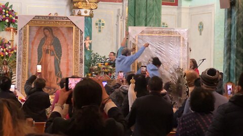 Mexican Religious Art Unveiling at Our Lady of Guadalupe celebration on December 12th 2021