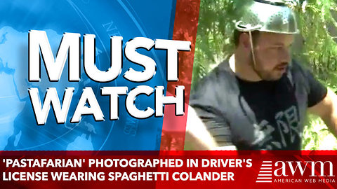 'Pastafarian' Photographed in Driver's License Wearing Spaghetti Colander on Head