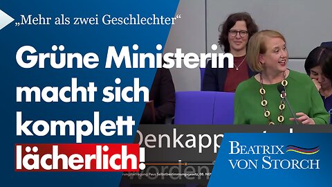 Beatrix von Storch (AfD) - Grüne Ministerin Paus macht sich komplett lächerlich!