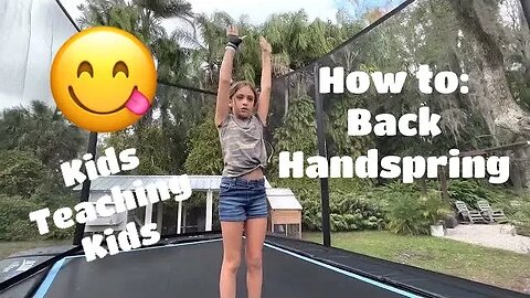 Watch 10-Year-Old Ava Maus Teach You How to Nail a Back Handspring!