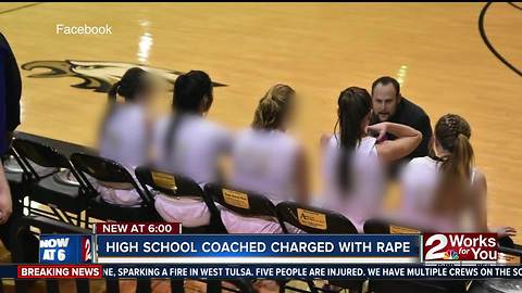 Former Mounds coach charged with rape