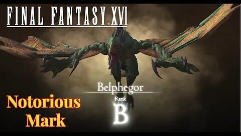 Notorious Mark - Belphegor Hunt Board Final Fantasy XVI