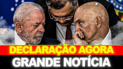 URGENTE !! MORAES FAZ DECLARAÇÃO AGORA !! GRANDE NOTÍCIA PARA O BRASIL !!