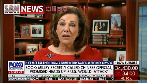 KT Mcfarland: Gen. Milley 'Needs to Be Court-Martialed' - 3709