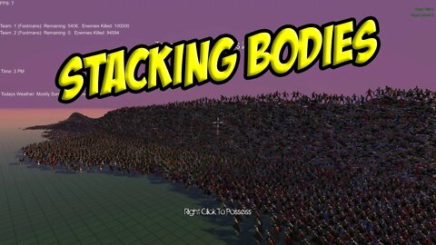 Ultimate Epic Battle Simulator[UEBS]: Stacking Bodies 200,000 #uebs