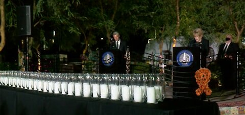 1 October shooting victims remembered during ceremony at Healing Garden