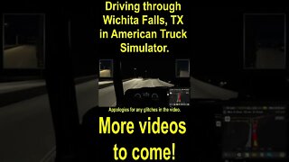Driving through Wichita Falls, TX in American Truck Simulator
