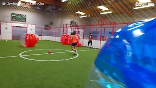 Avez-vous déjà joué au football bulle?