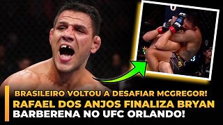 RAFAEL DOS ANJOS FINALIZA BRYAN BARBERENA NO UFC ORLANDO!