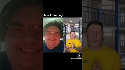 Blind Reacting to an old tiktok video! #comedy