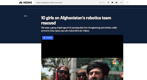 10 girls on Afghanistan's robotics team rescued from Afghanistan and safe in Doha, Qatar