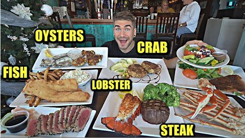 CRAB LEGS, STEAK, LOBSTER, & TUNA | Hidden Gem Florida Seafood Restaurant