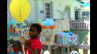 Young boy from the Bahamas gets a birthday party thanks to his classmates