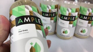 AMPLE whole meal in a bottle food replacement drink unboxing, taste test, and review