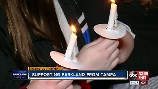 Former Stoneman Douglas student among those at Tampa vigil on Parkland shooting one year anniversary