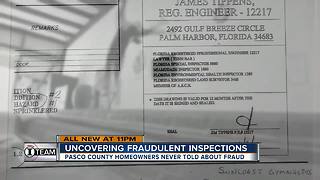 Pasco County identified hundreds of fraudulent inspections, but didn't tell homeowners | WFTS Investigative Report