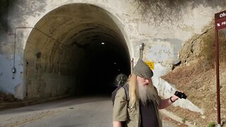 Going Back to the Future, Walking thru original tunnel in Back to the Future