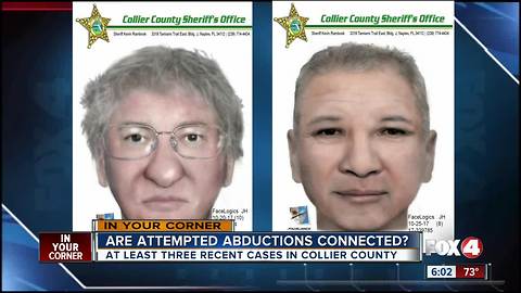 Are child luring incidents in Collier County connected?