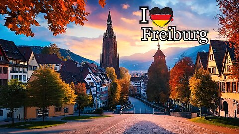 Walking Tour in Freiburg, Germany! A Medieval Gem by the Black Forest [4K] 🌳🏰🇩🇪