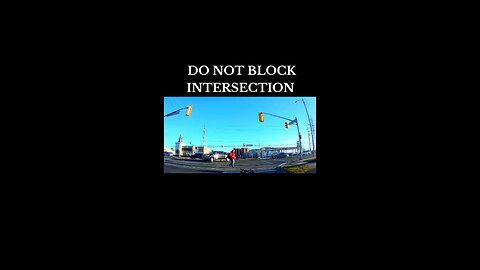 DO NOT BLOCK INTERSECTION