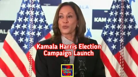 Kamala Harris campaign launch: “election a choice between freedom and chaos”