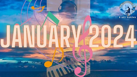 January 2024 Videos • 2 Hours of Piano Instrumental Music by Matt Savina